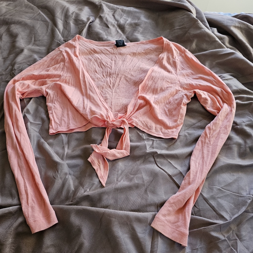 Womens long sleeve cover peach